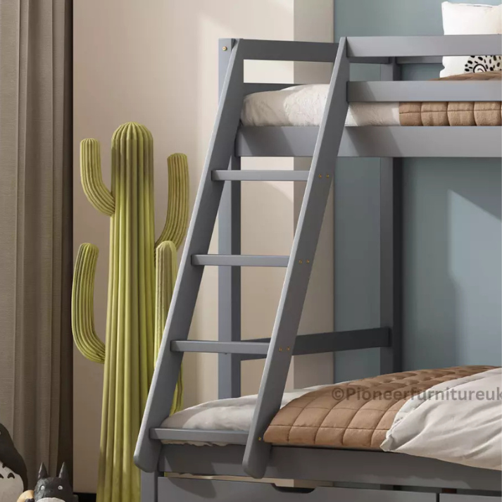 Bunk bed with drawers
