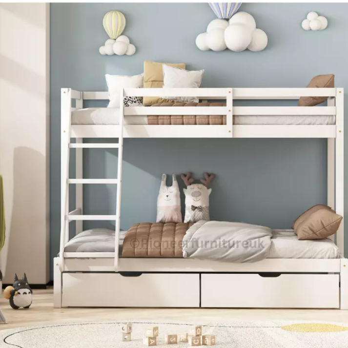 Bunk bed with drawers
