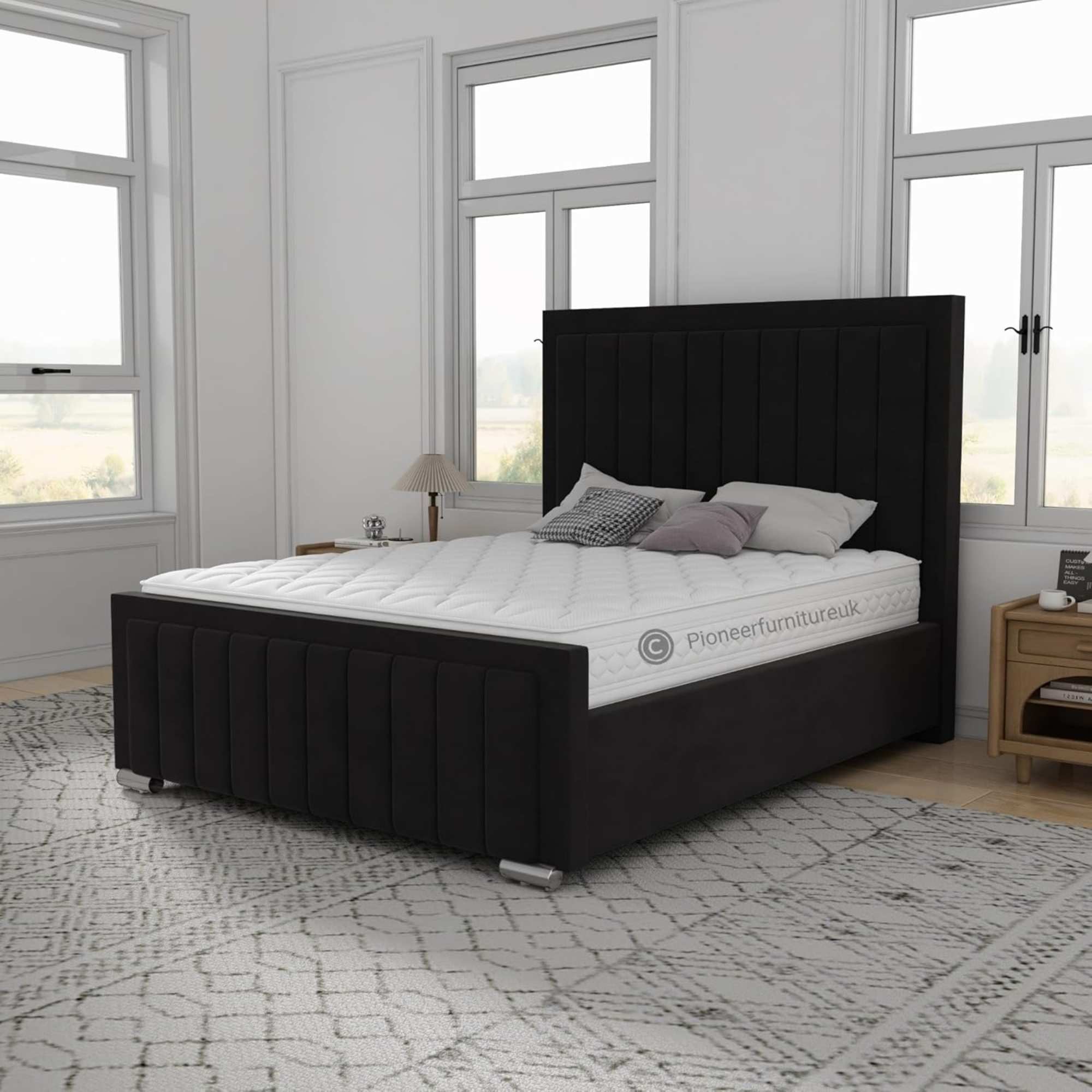 Panel Ottoman Storage Bed PioneerFurnitureUK