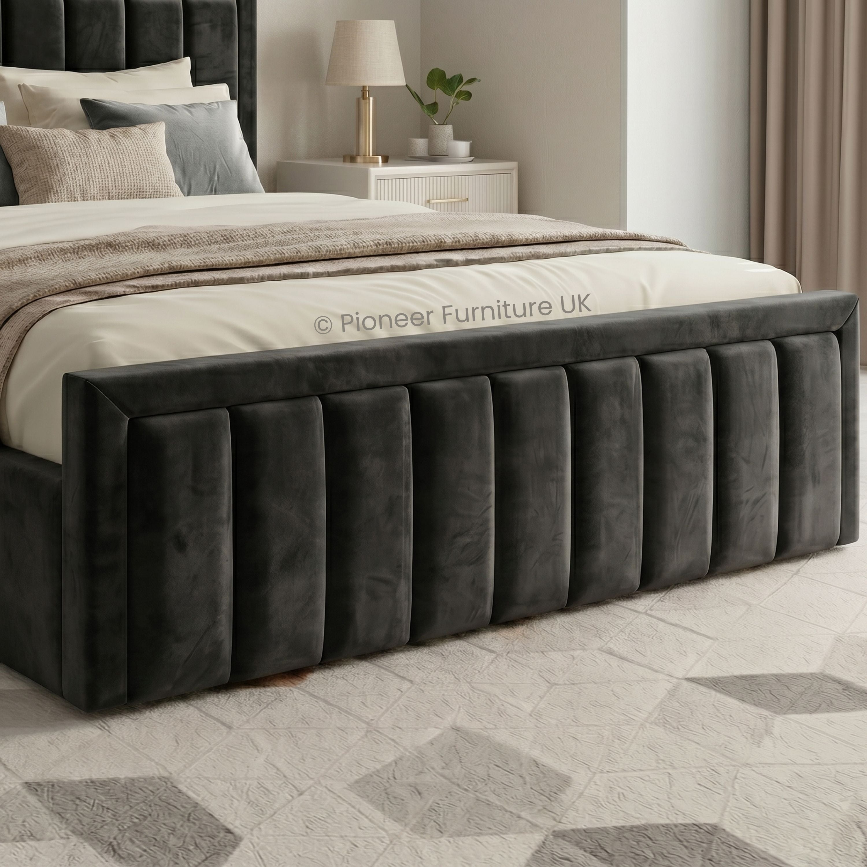 Panel Ottoman Storage Bed PioneerFurnitureUK