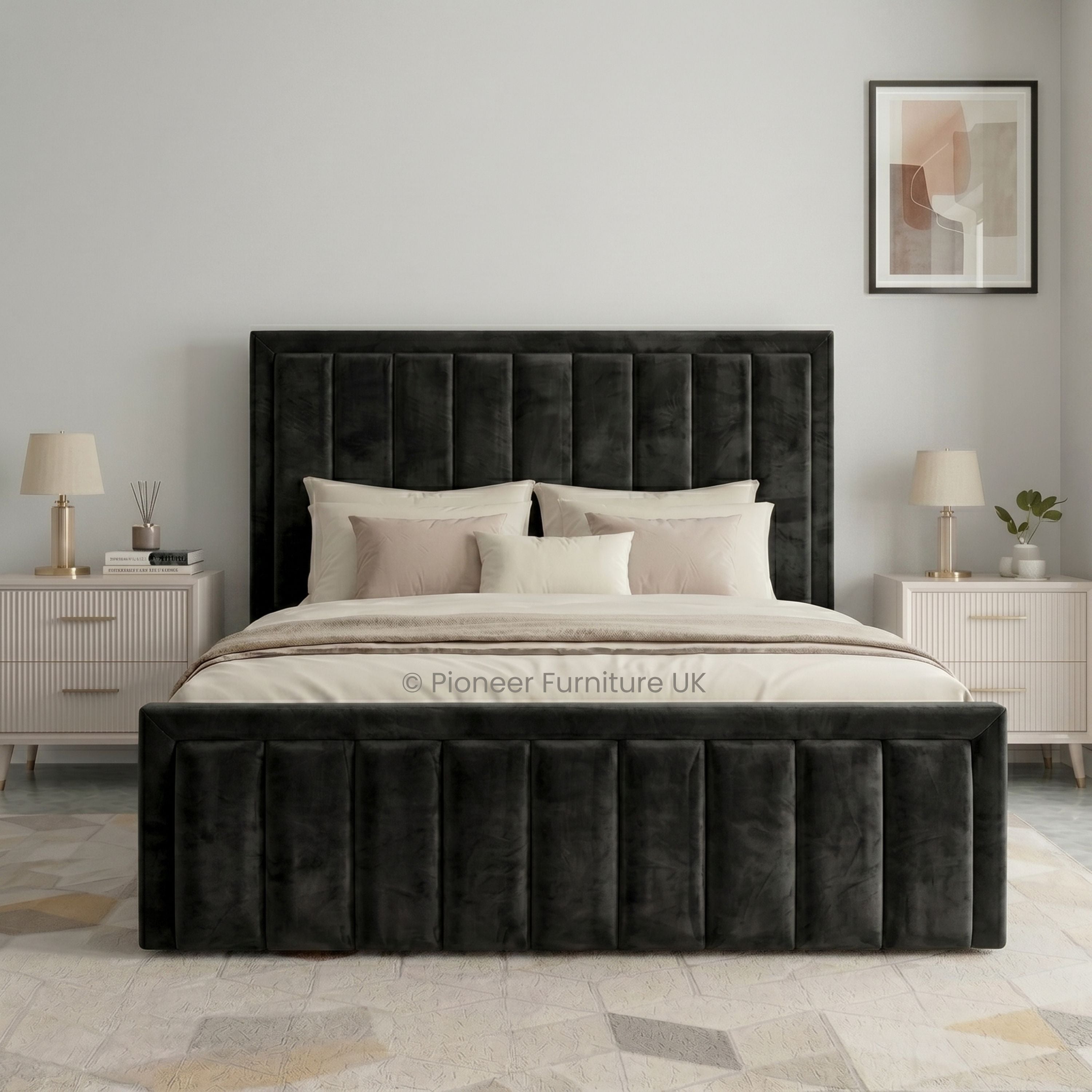 Panel Ottoman Storage Bed PioneerFurnitureUK