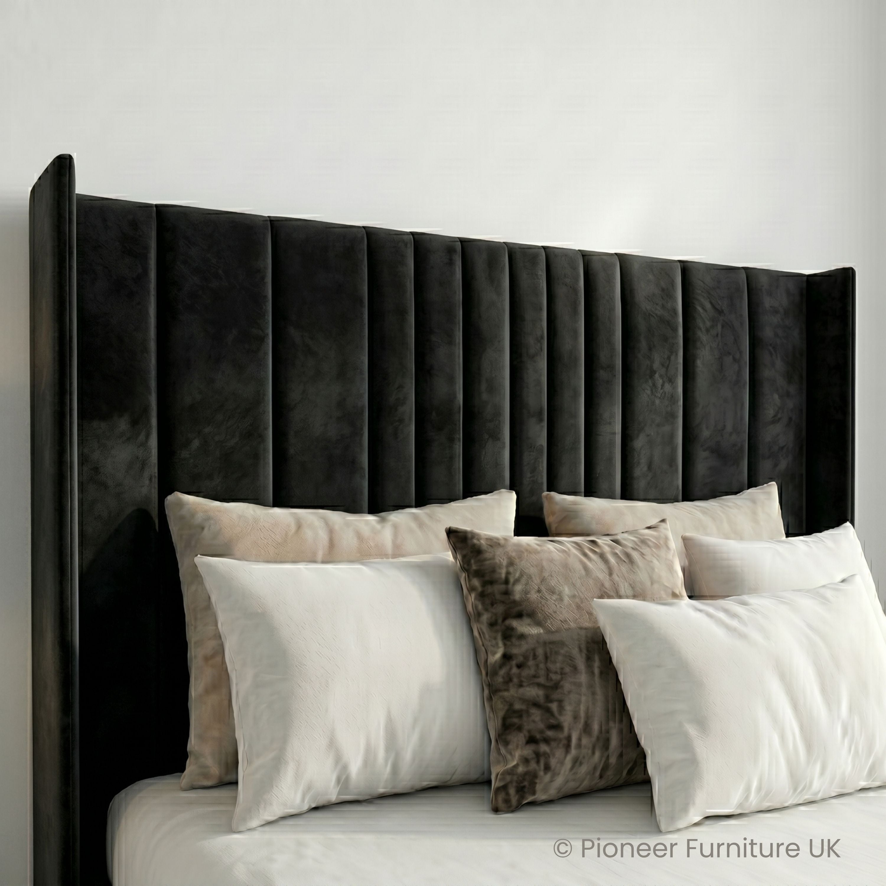 Panel Ottoman Storage Bed - Grey (Copy) PioneerFurnitureUK
